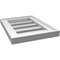 Ekena Millwork Vertical Surface Mount PVC Gable Vent: Functional, w/ 2"W x 1-1/2"P Brickmould Frame, 12"W x 16"H GVPVE12X1602SF - alternate 3